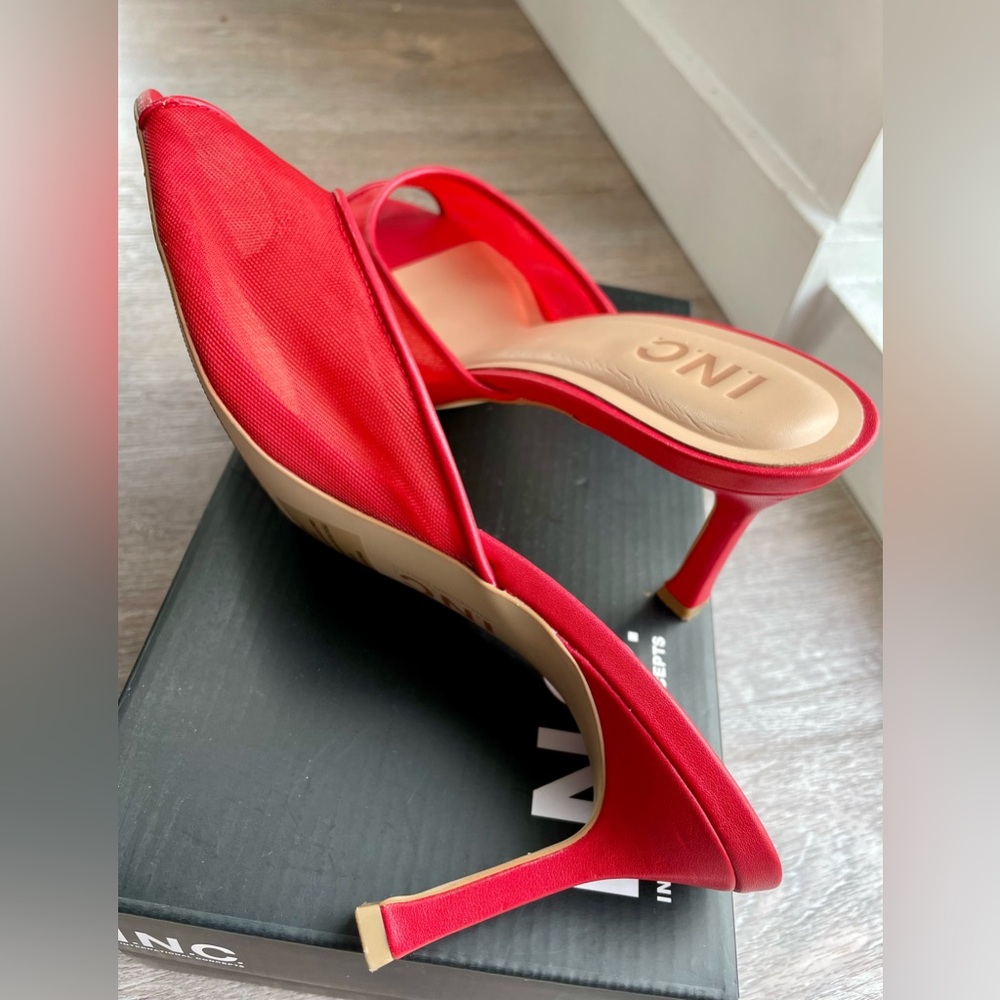 INC International Concepts Red Heels - Picture 3 of 3